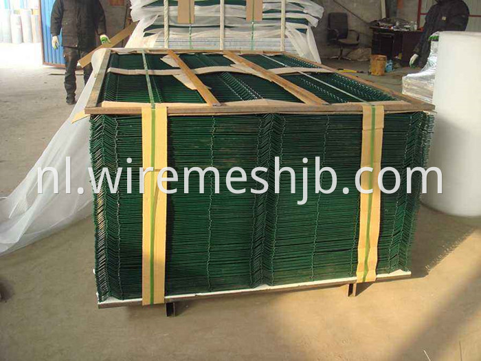 Green Welded Mesh Fence Panels